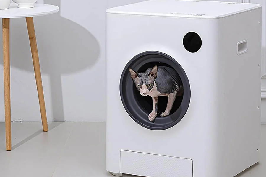 large self cleaning litter box