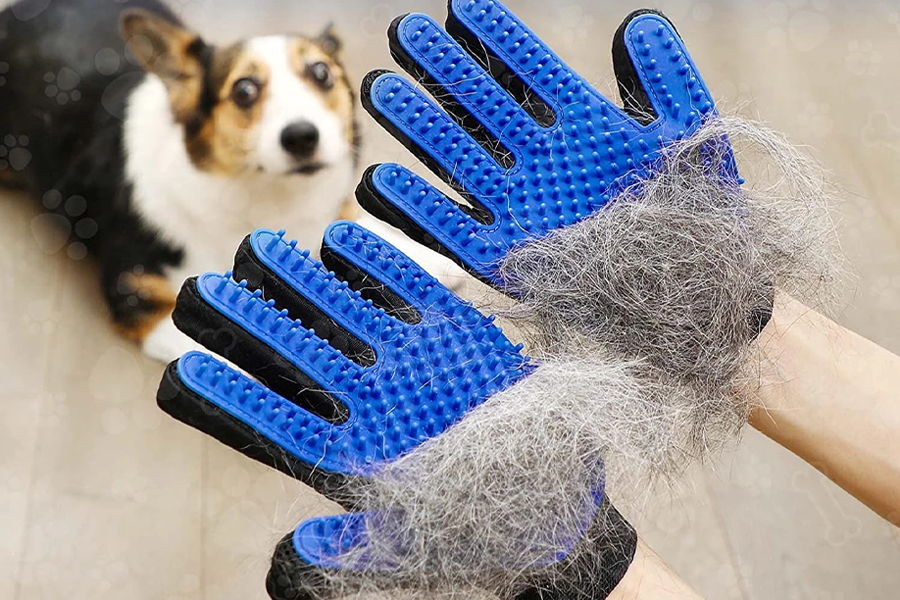 Soft Silicone Pet Grooming Glove